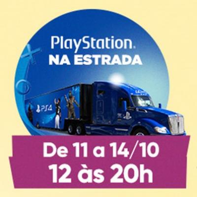 Caminhão com jogos gratuitos da Playstation chega ao