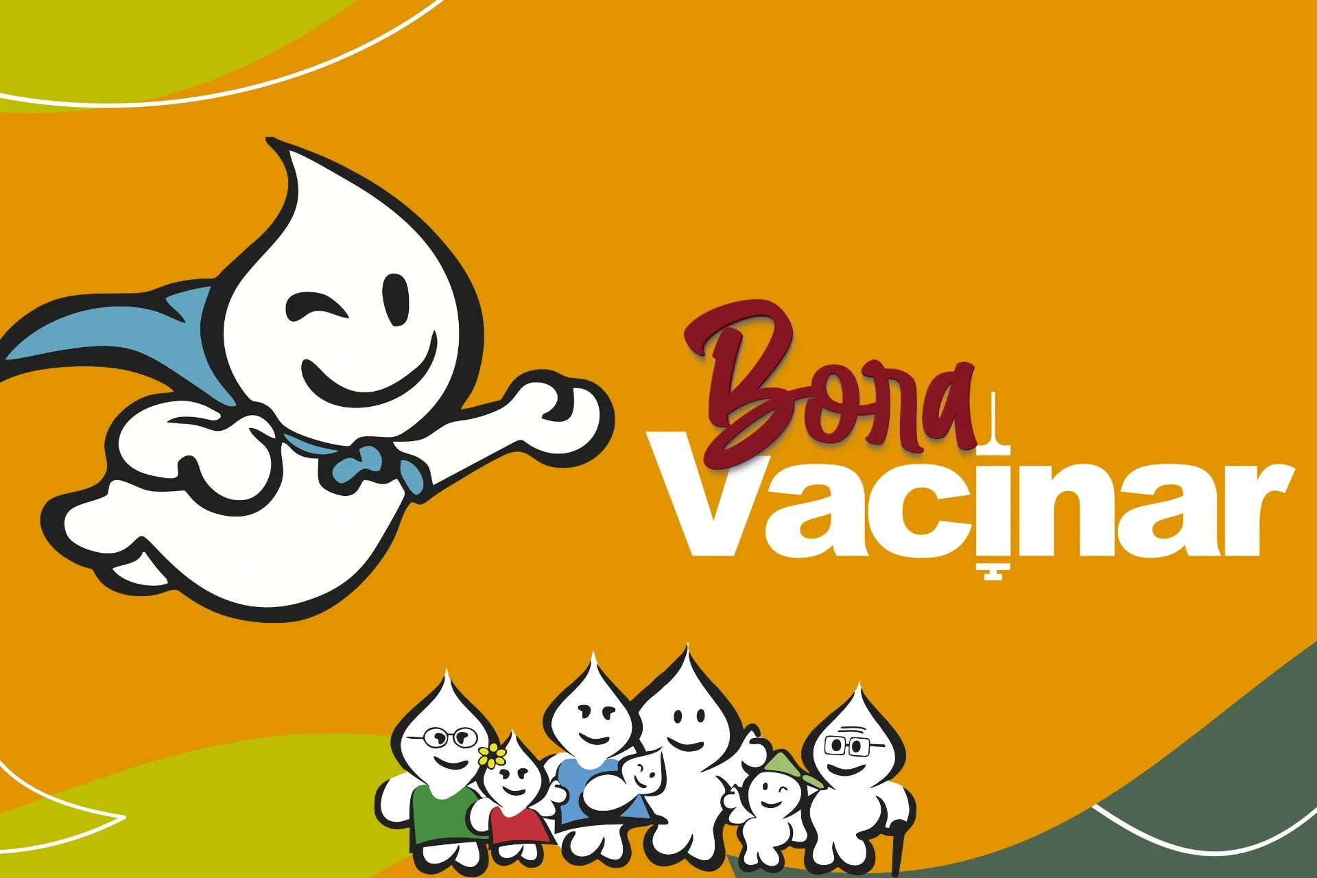 Bora Vacinar: vacinas todos os fins de semana de abril!