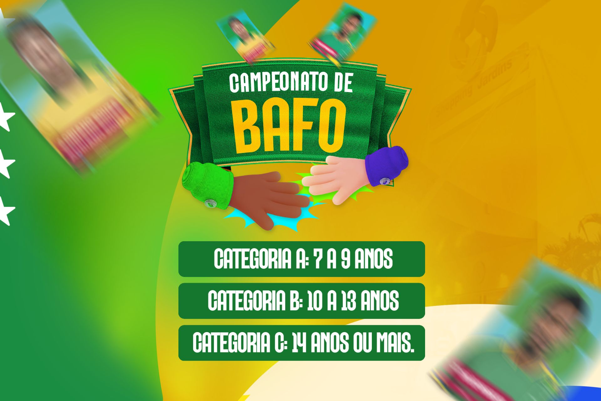 Campeonato de Bafo: faça sua inscrição agora mesmo.
