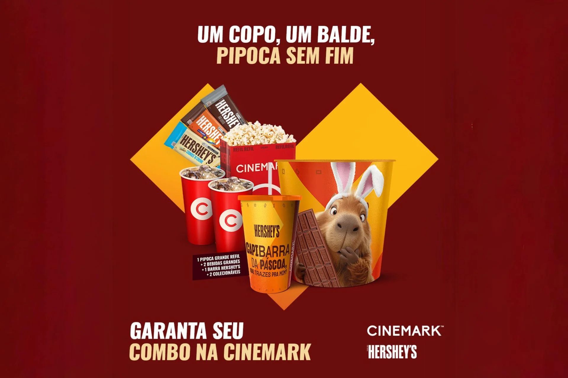 As capivaras chegaram na Páscoa do Cinemark Shopping Jardins. Confira!