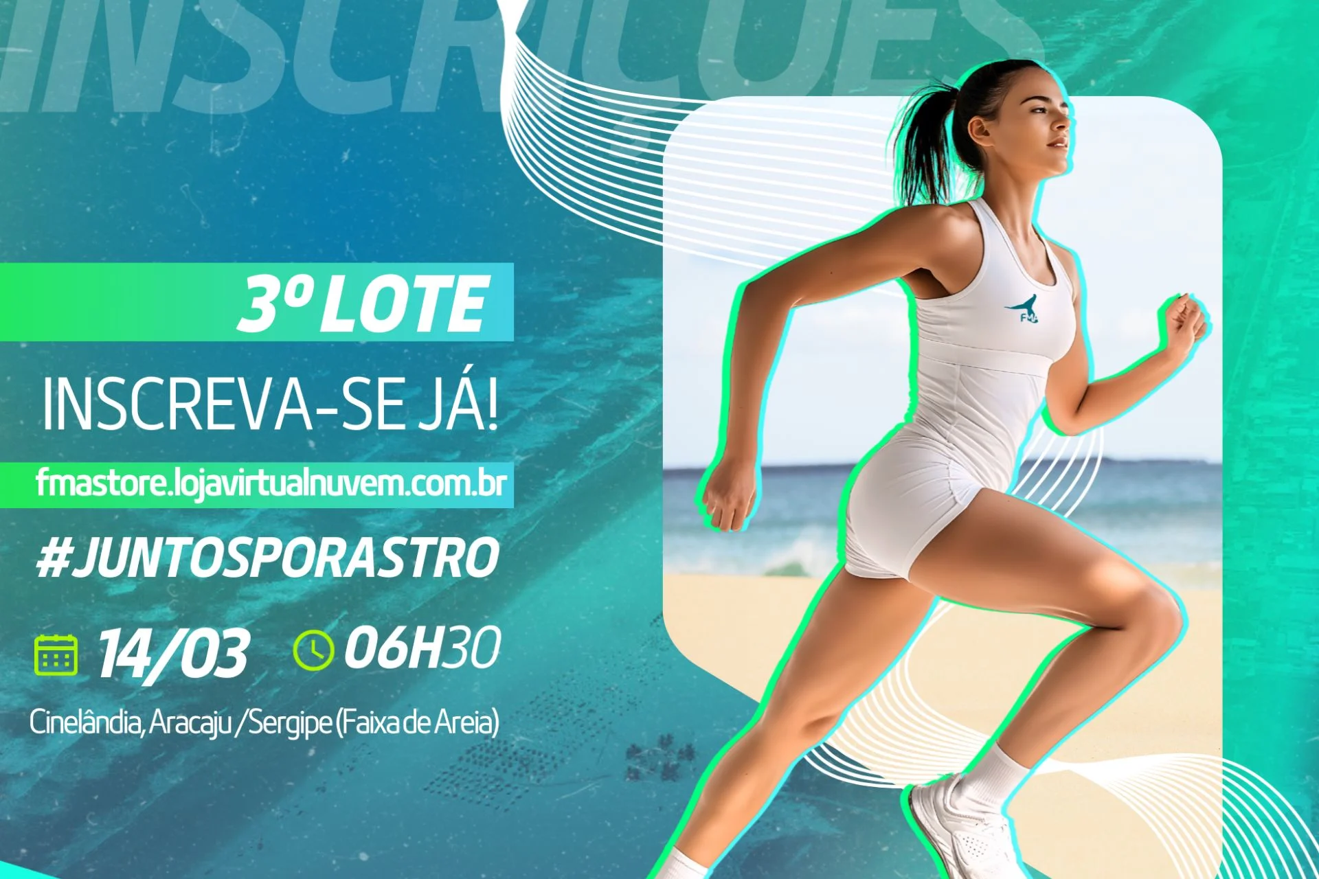 Corrida do Peixe-Boi Etapa Aracaju. Inscreva-se hoje!