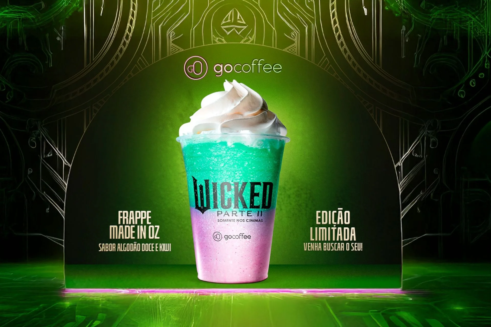 Frappe MADE IN OZ, collab oficial Go Coffee com WICKED – PARTE II!