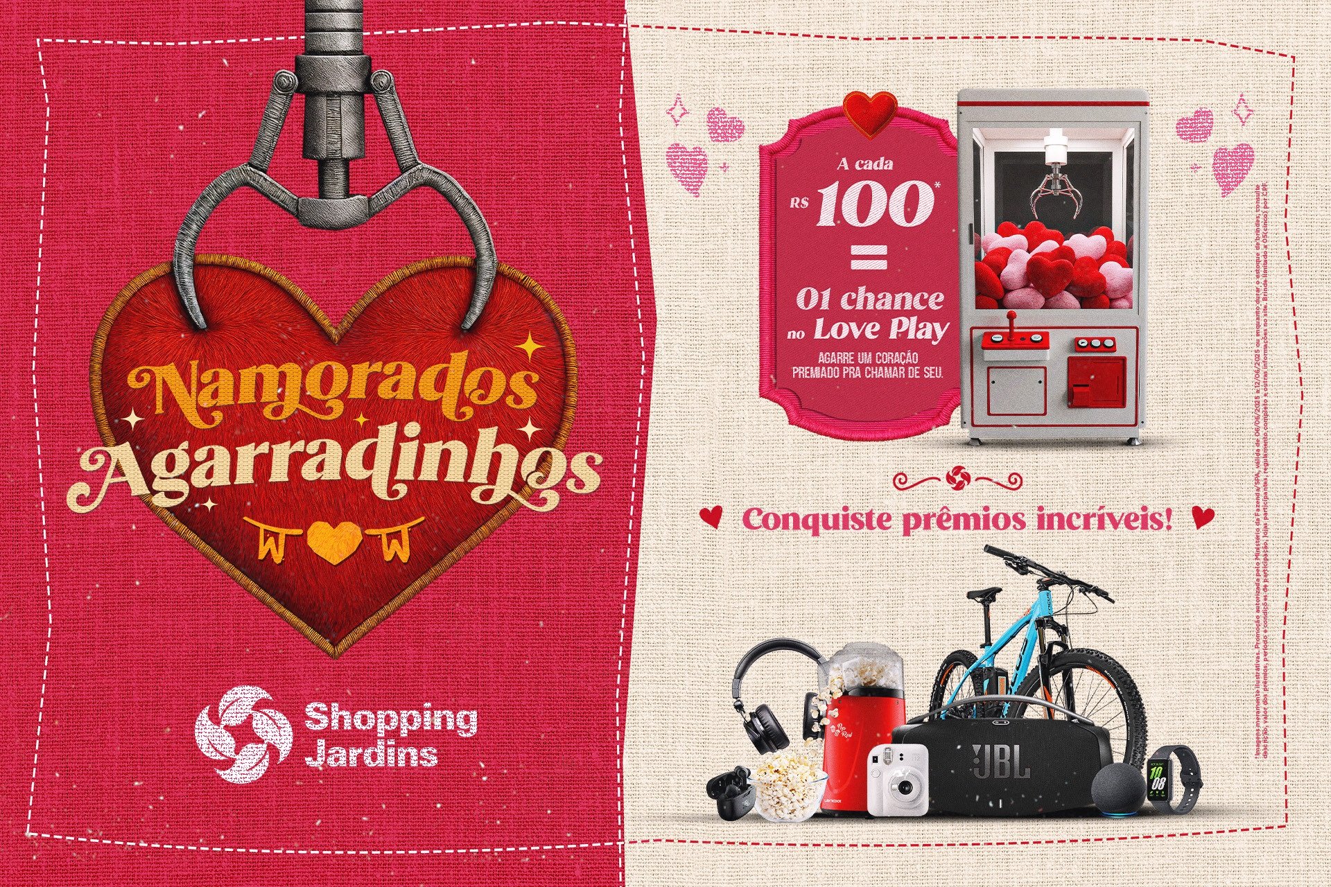 Namorados Agarradinhos, nova campanha do Shopping Jardins Namorados Agarradinhos, nova campanha do Shopping Jardins