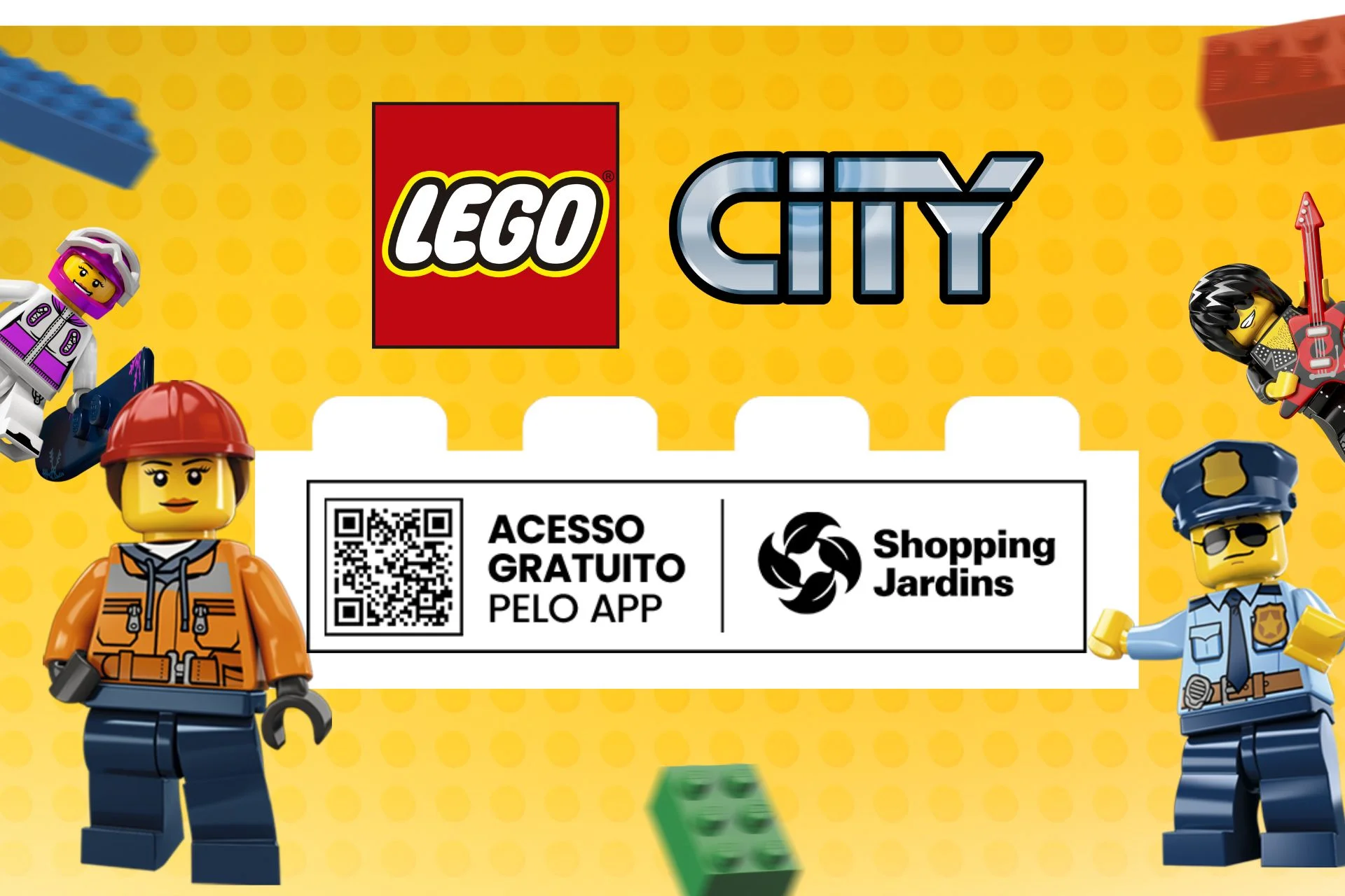 LEGO™ City: Reservas gratuitas pelo App.