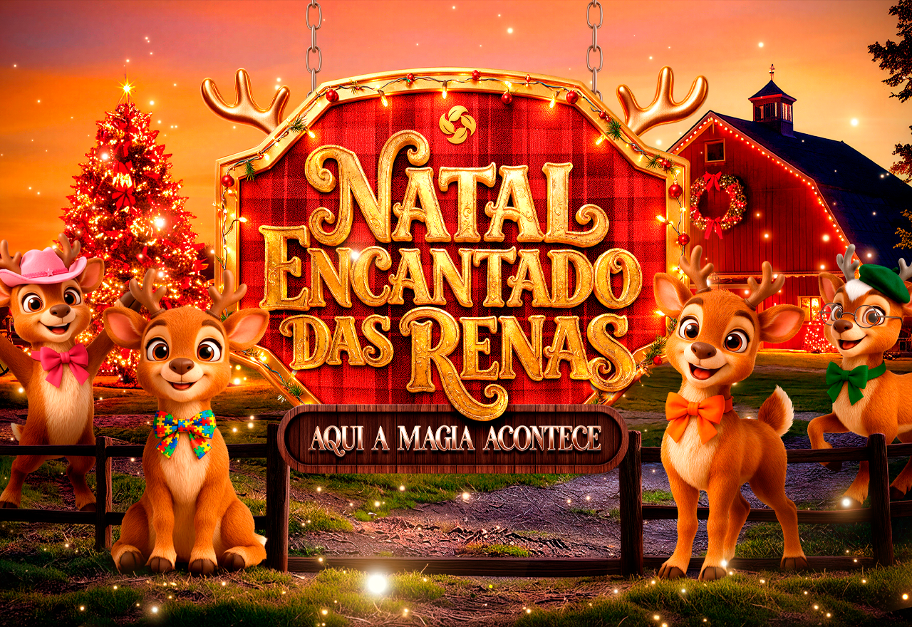 Natal Encantado das Renas: Conheça o tema do Natal 2026!